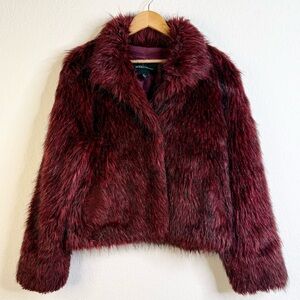 Moda International Vintage Faux Fur Jacket Women’s Sz M
